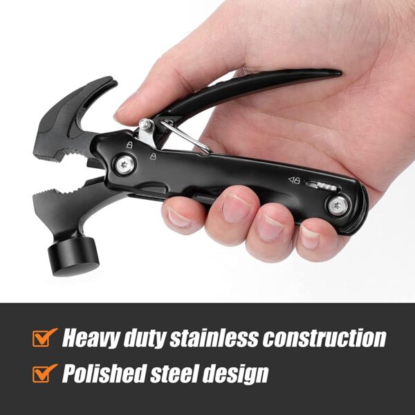 Multitool Hammer,12 in 1 Mini Hammer Multitool - Image 5