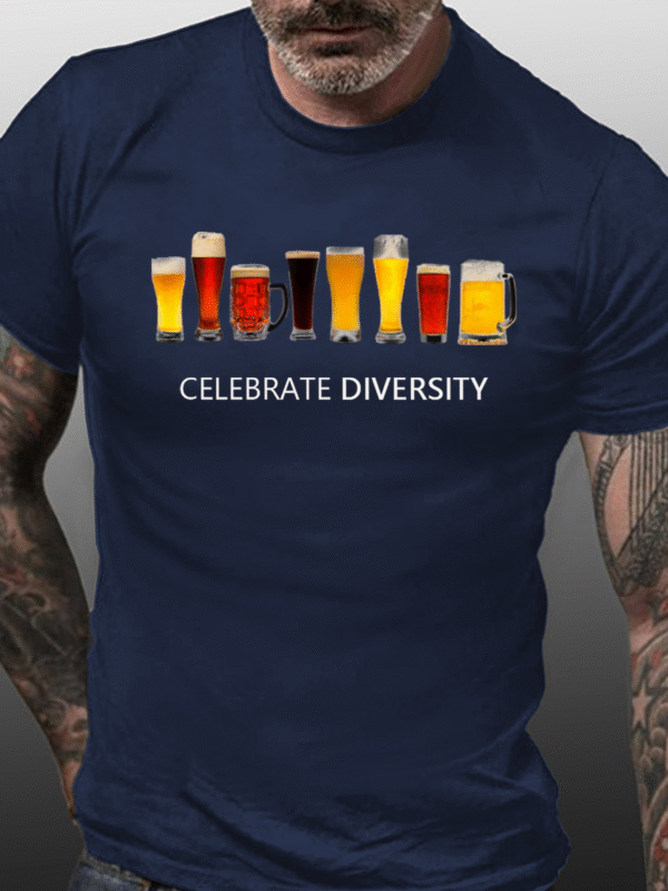 Celebrate Diversity Beer Funny Shirts & Tops - Image 5