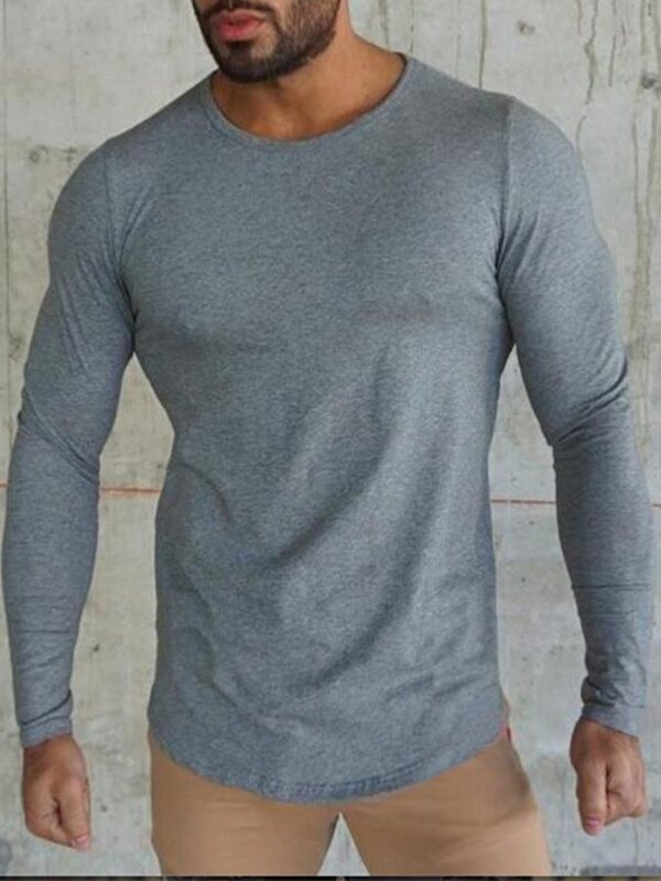 Cotton Crew Neck Plain Shirts & Tops - Image 7
