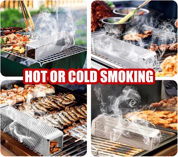 Square Smoke Tube for Pellet Grill - Image 6