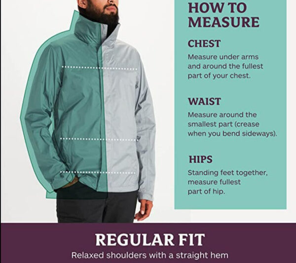 Men's Lightweight Waterproof Rain Jacket - Image 8