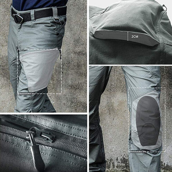 Men's Urban Pro Stretch Tactical Pants Khaki - Image 6