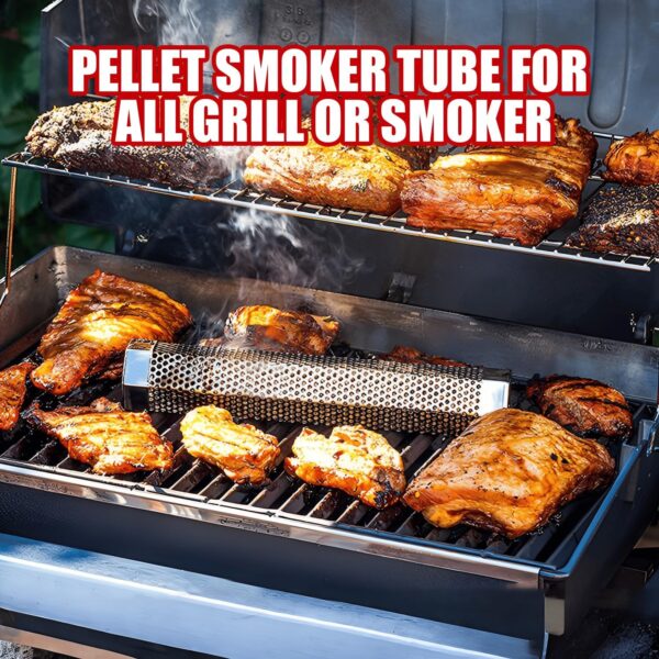 Hexagon Smoke Tube for Pellet Grill - Image 4