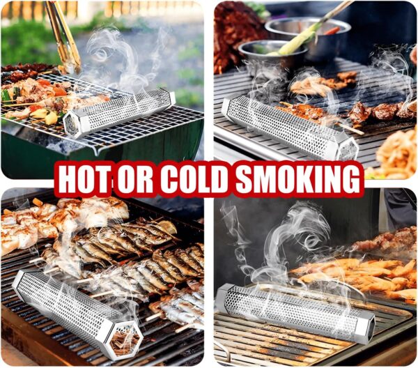 Hexagon Smoke Tube for Pellet Grill - Image 6