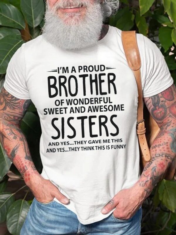 I'M A Proud Brother Men's Shirts & Tops - Image 3