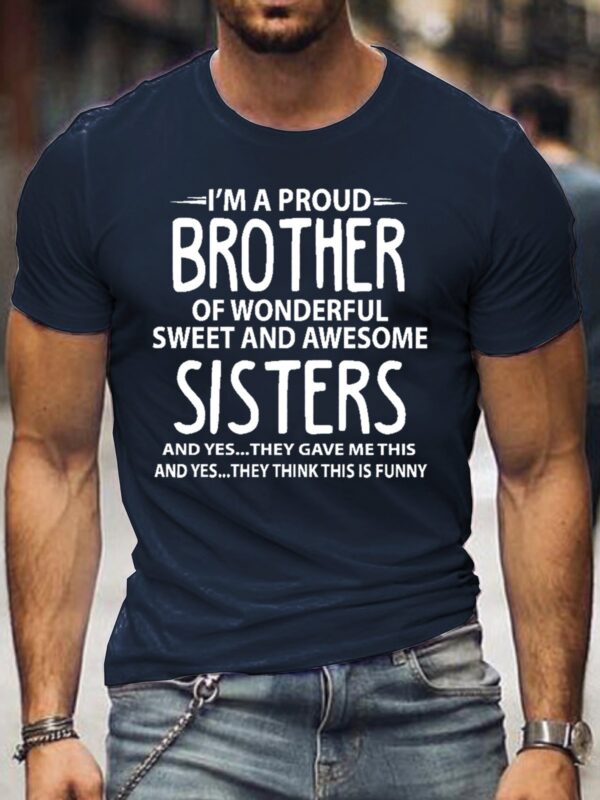I'M A Proud Brother Men's Shirts & Tops - Image 2