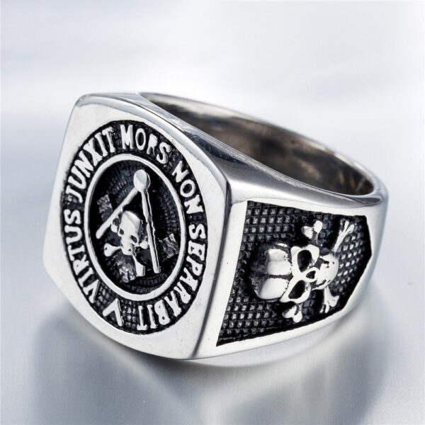Masonic Skull Ring - Image 4