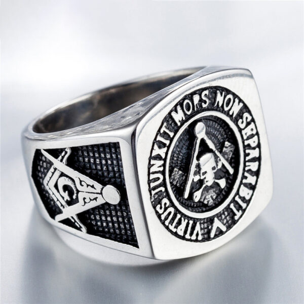 Masonic Skull Ring - Image 5