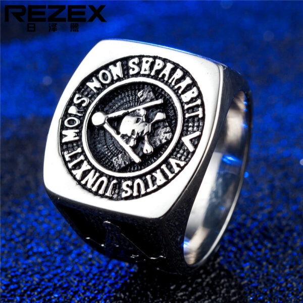 Masonic Skull Ring - Image 3
