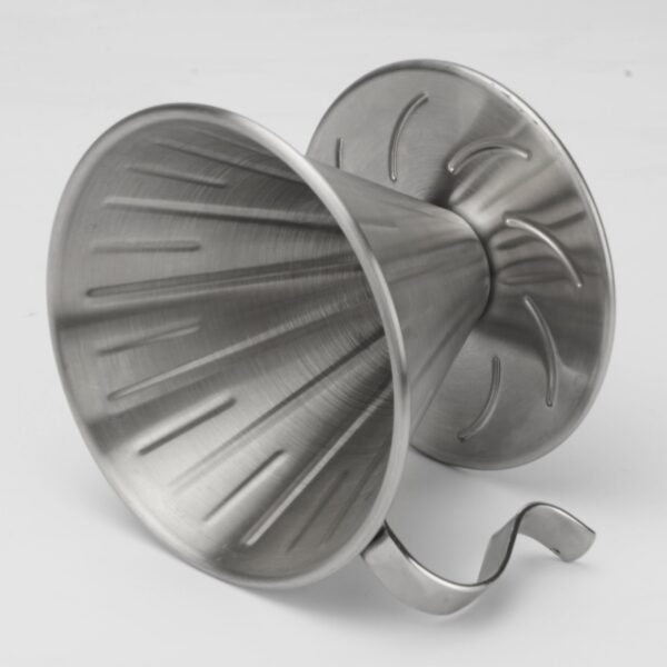 Stainless Steel Pour Dripper Patented Wave Design - Image 6
