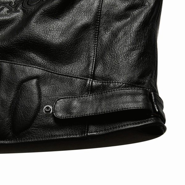 Espnman Genuine Leather Motorcycle Jacket - Image 8