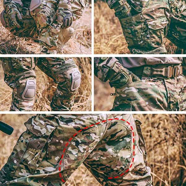 G3 Combat Clothing Suit Men's Tactical Uniform（With Removable Knee Pads） - Image 2