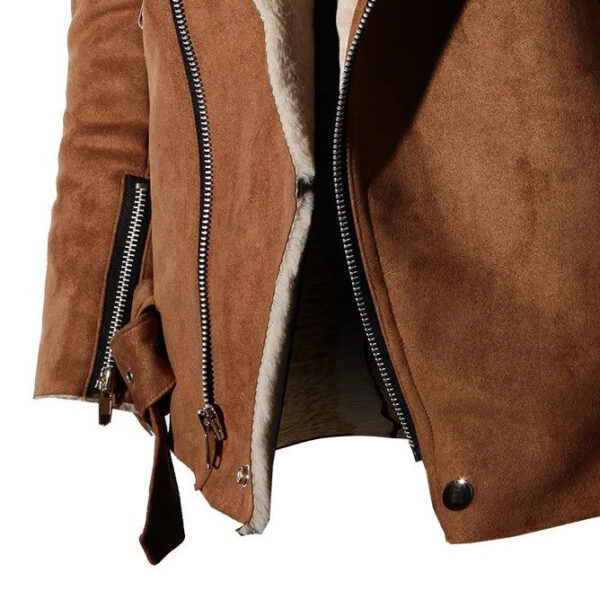Men's Outdoor Casual Warm Lapel Jacket - Image 3
