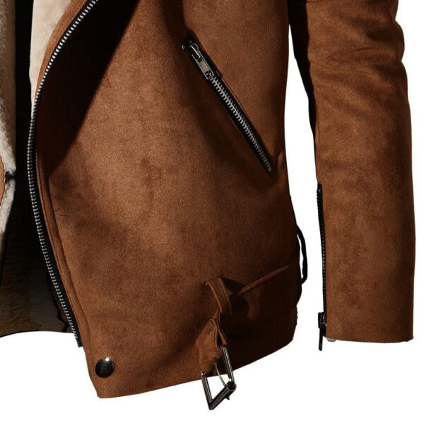Men's Outdoor Casual Warm Lapel Jacket - Image 4