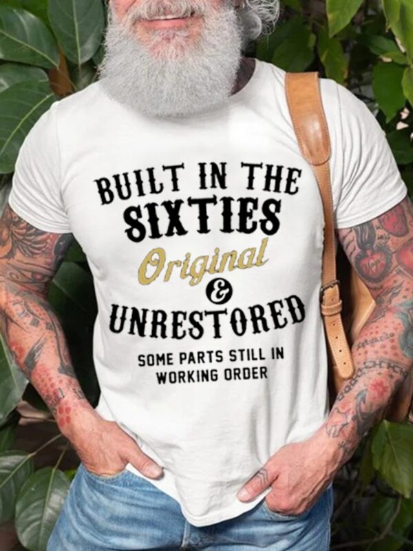 Built In The Sixties 60s Original Unrestored Printed T-Shirts & Tops - Image 4