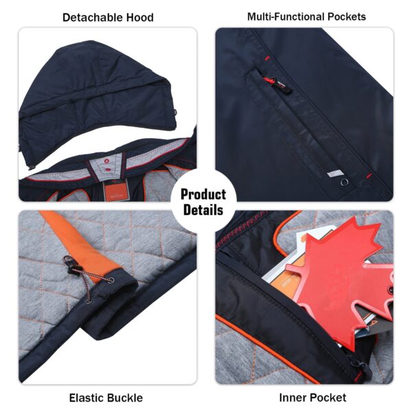 Hooded Northern Insulated Utilizer Jacket(Regular&Plus Size) - Image 3