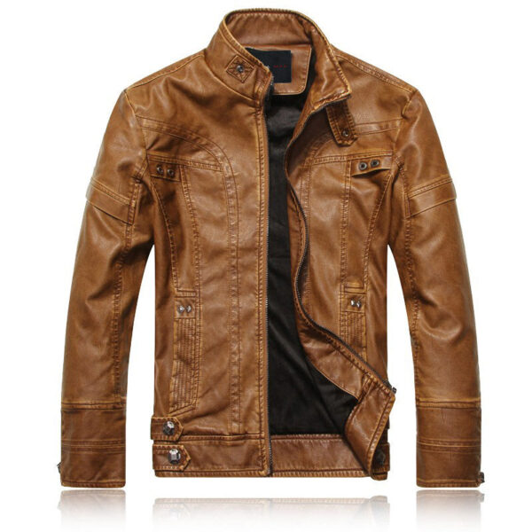 Espnman Leather Chopper Jacket
