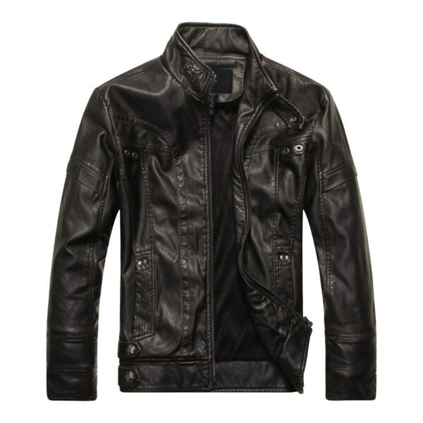 Espnman Leather Chopper Jacket - Image 3