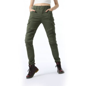 Flame 6 Lady Biker Jeans with CE Armor Protector
