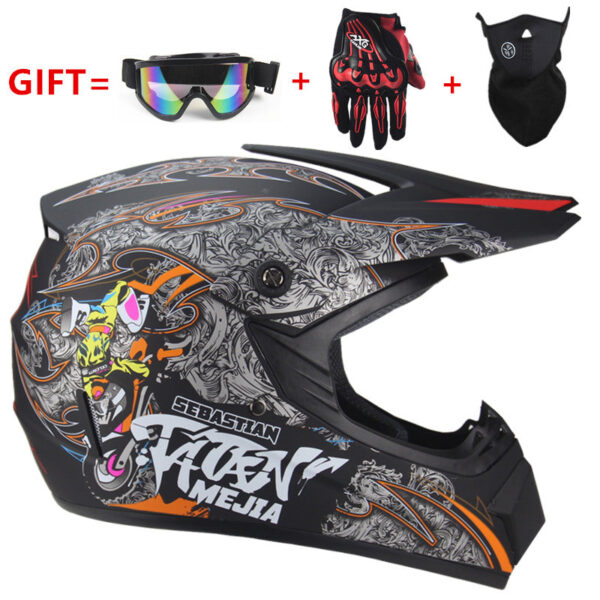 Off-Road Motorcycle Helmet Motocross ATV Dirt Bike Racing Helmet - Image 2
