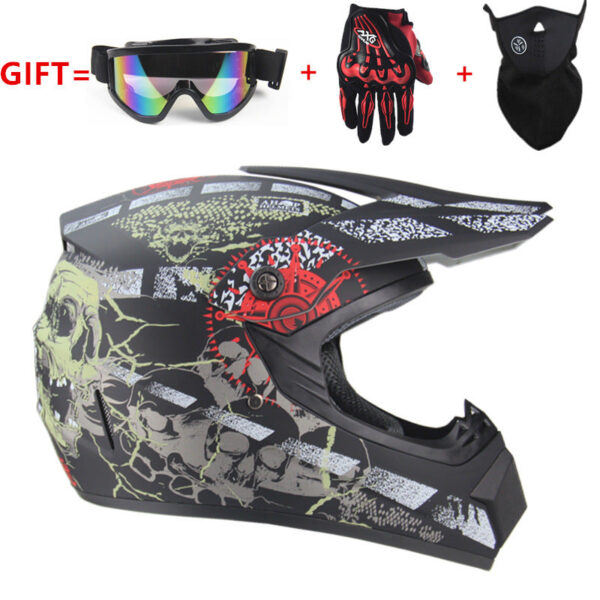 Dirt Bike Helmet Motorcycle ATV Racing Off-Road Helmet - Image 3