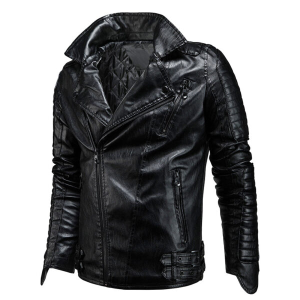 Men's Classic Moto Leather Jacket