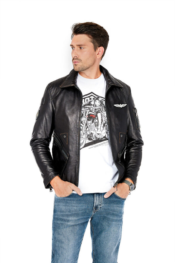 Eagle CM1 Men's Motorcycle Leather Jacket