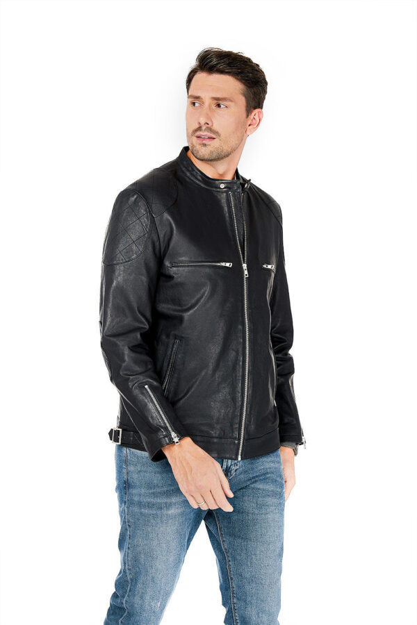 Eagle CM2 Men's Classic Leather Jacket - Image 2