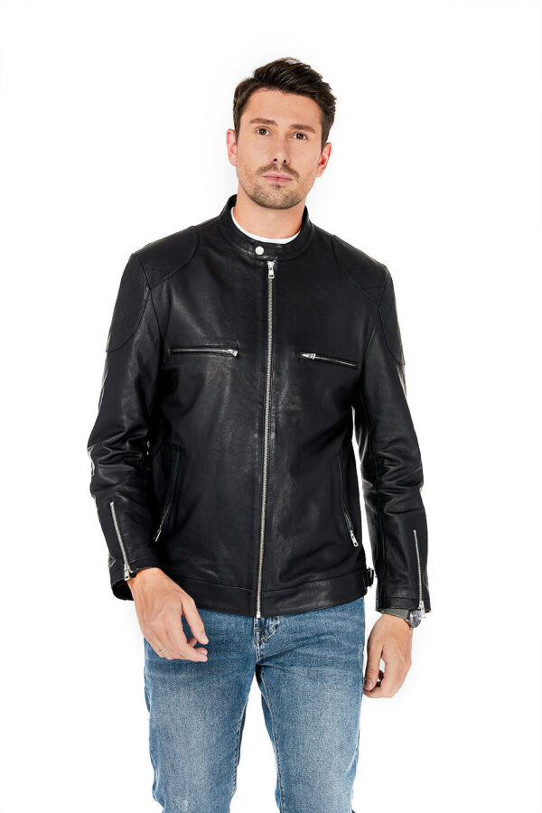 Eagle CM2 Men's Classic Leather Jacket - Image 4
