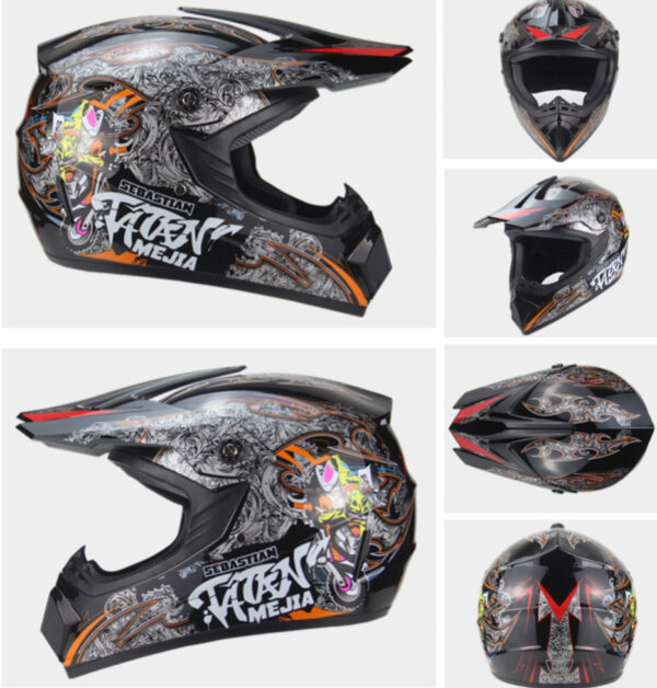 Off-Road Motorcycle Helmet Motocross ATV Dirt Bike Racing Helmet - Image 4