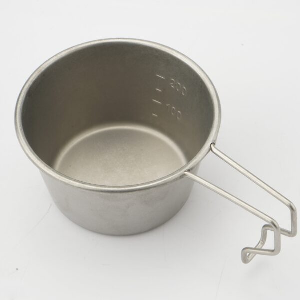 Vintage Folding Wire Handle Camping Bowl - Image 3