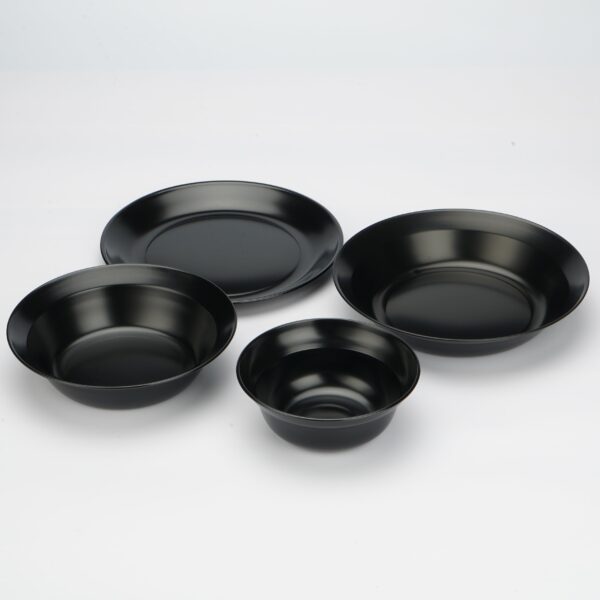 4-Piece Outdoor Stainless Steel Plates - Image 7
