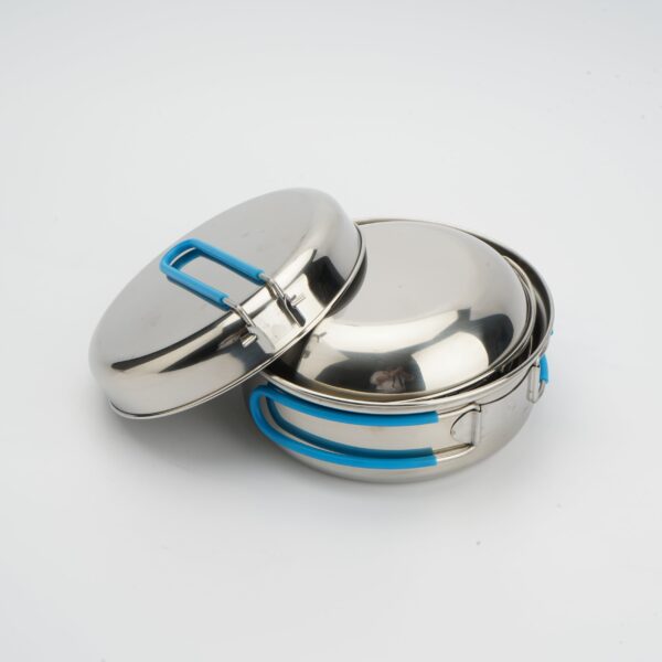 Camping Cookware Compact Pots and Pans Set - Image 2