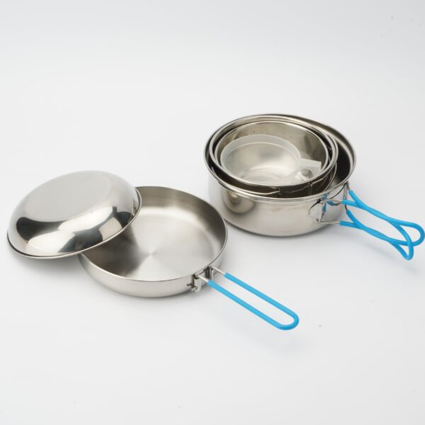Camping Cookware Compact Pots and Pans Set - Image 8