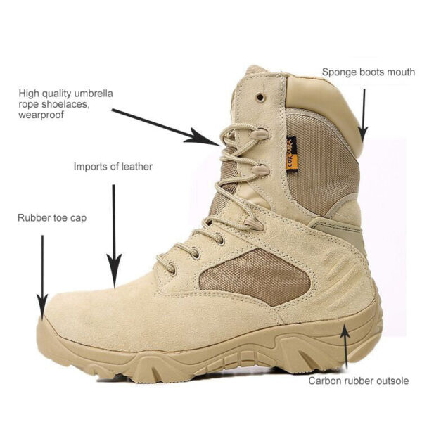 Men's Delta Tactical Boots Light Duty Military Boots - Image 3