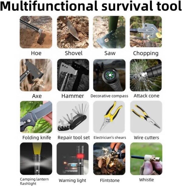 Survival Shovel Survival Axe Set - Image 6