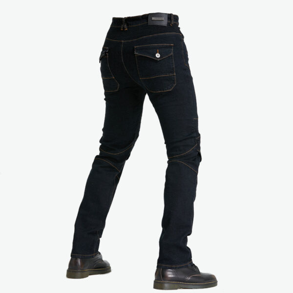 Motorcycle Riding PK718 Jeans With Protection Gear -Black - Image 8