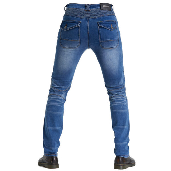 Motorcycle Riding PK718 Jeans With Protection Gear -Blue - Image 7