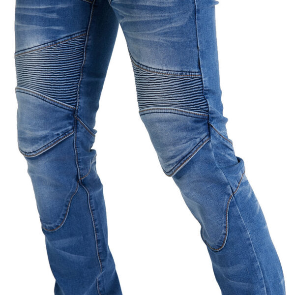 Motorcycle Riding PK718 Jeans With Protection Gear -Blue - Image 5