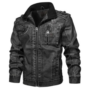 Motock Biker Leather Jacket