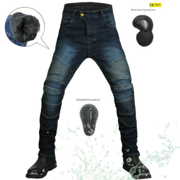 Revolution 13 Winter Waterproof Riding Jeans with CE Certified Protectors - Image 3