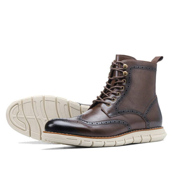 Racing Dawn Men's Brogue Boots - Image 4