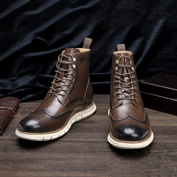 Racing Dawn Men's Brogue Boots - Image 3