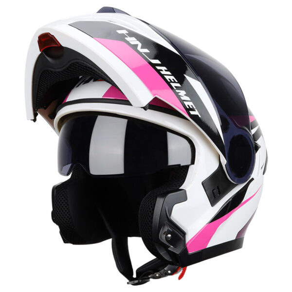 Leopard 989 Flip Up Bluetooth Helmet - Image 8
