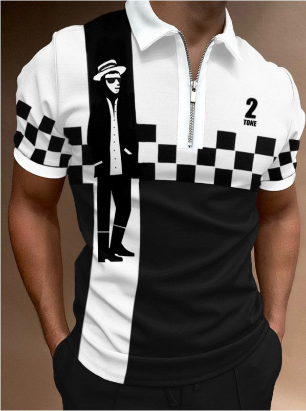 Men's Casual Short Sleeve Polo Shirt