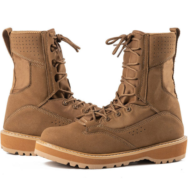 Men's Tiger Strike Leather Combat Boots - Image 7