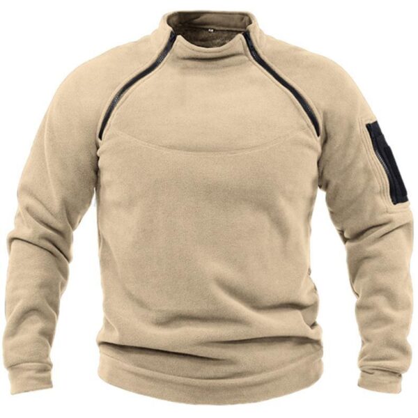Men's Warm Fleece Pullover Underwear Hoodie - Image 8