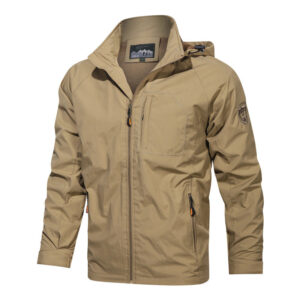 Men's Outdoor Waterproof And Windproof Hooded Jacket