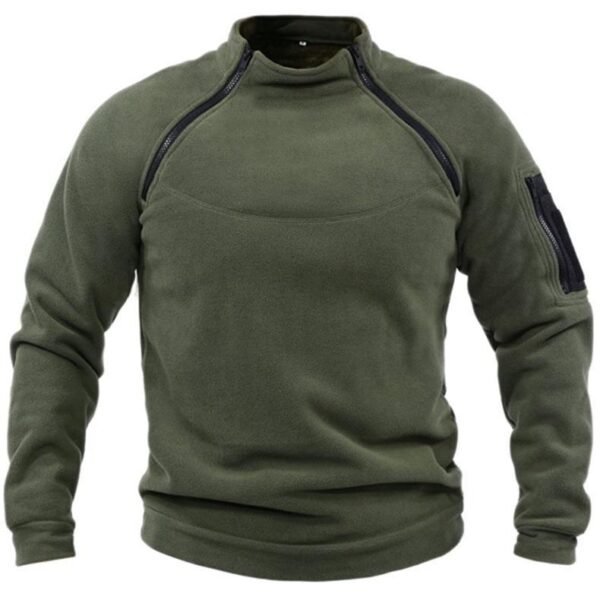 Men's Warm Fleece Pullover Underwear Hoodie - Image 2