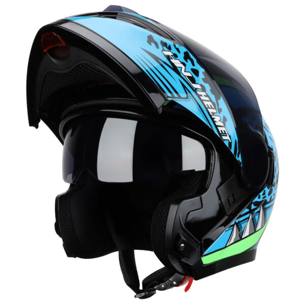 Leopard 989 Flip Up Bluetooth Helmet - Image 2